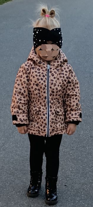 Kurtka h&m panterka 98