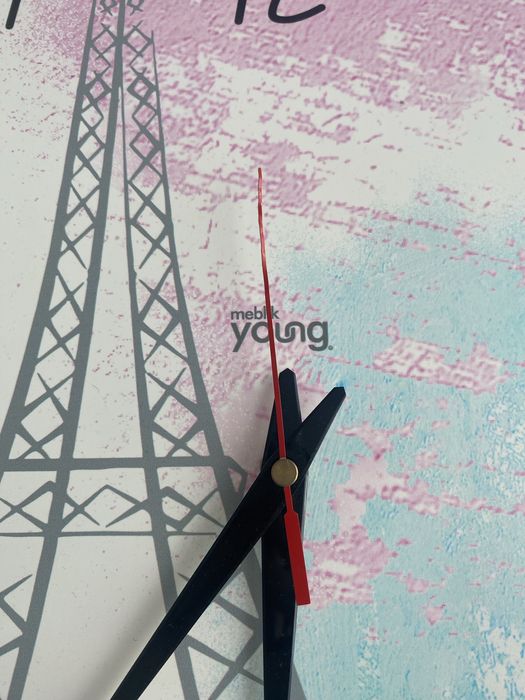 Zegar scienny Meblik young paris