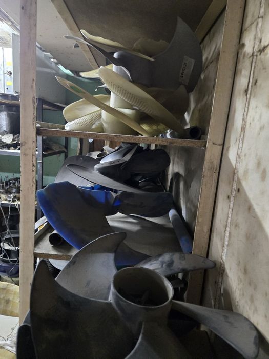 Турбіни, крильчатки, двигуни для кондиціонерів