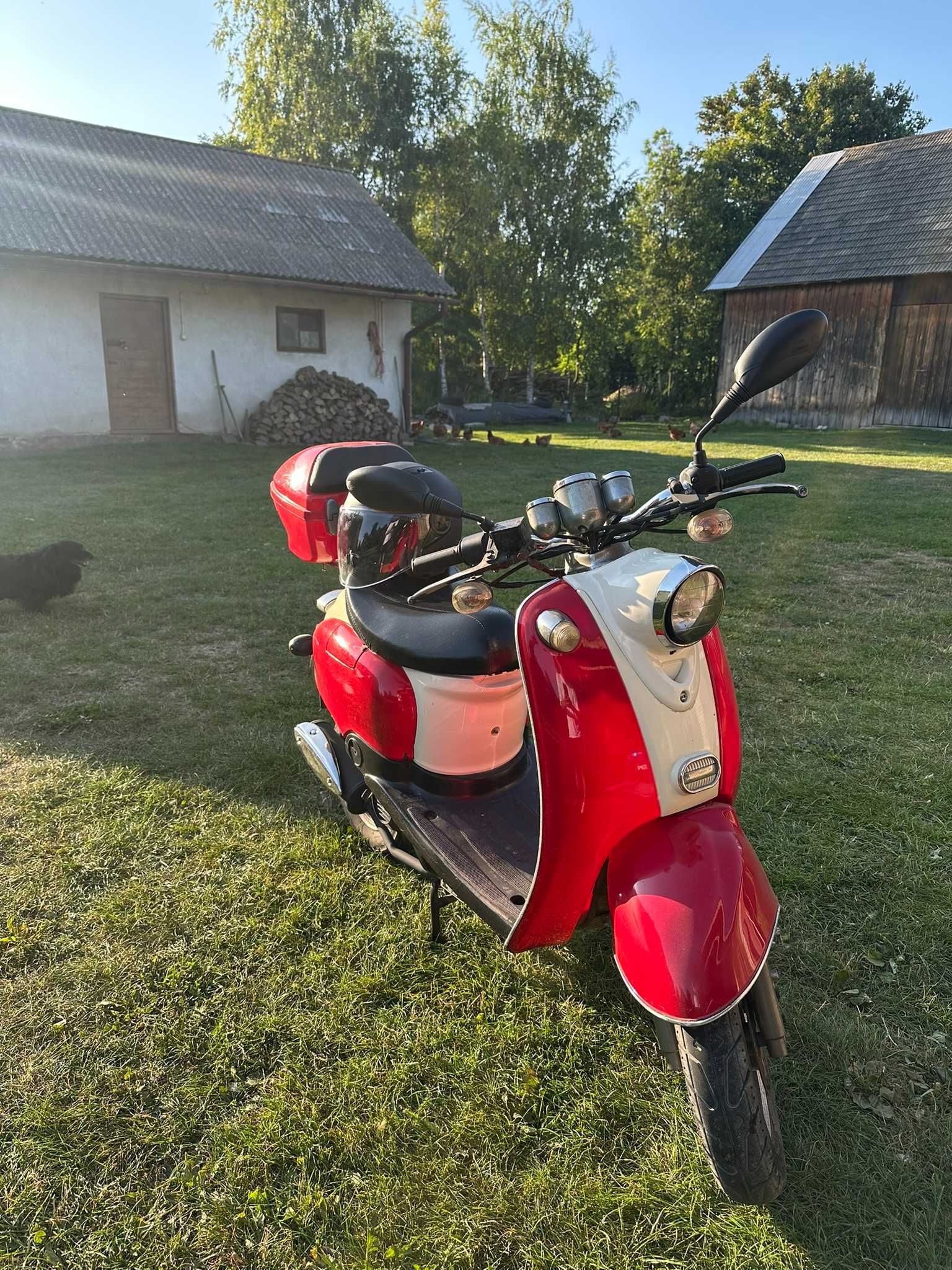 Skuter 50ccm yiying retro + kask ls2