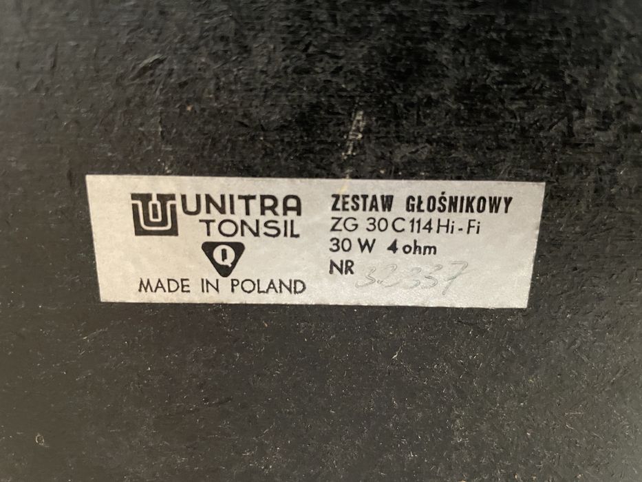 Kolumny Unitra Tonsil ZG 30C 114