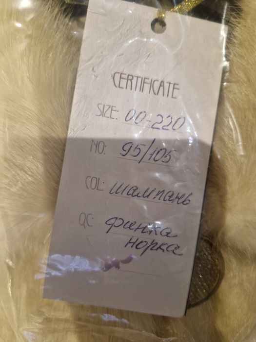 Шуба норка Натуральная Новая 42р.