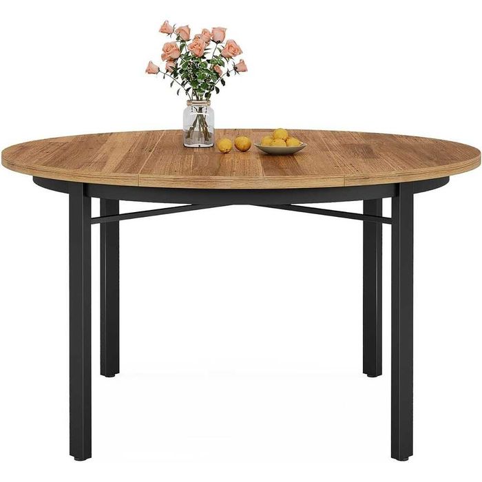 STÓŁ KUCHENNY DO JADALNI OKRĄGŁY 118.5cm rustyk Stół jadalniany