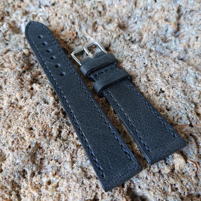 Pasek do zegarka 18 mm ręcznie robiony skóra naturalna handmade
