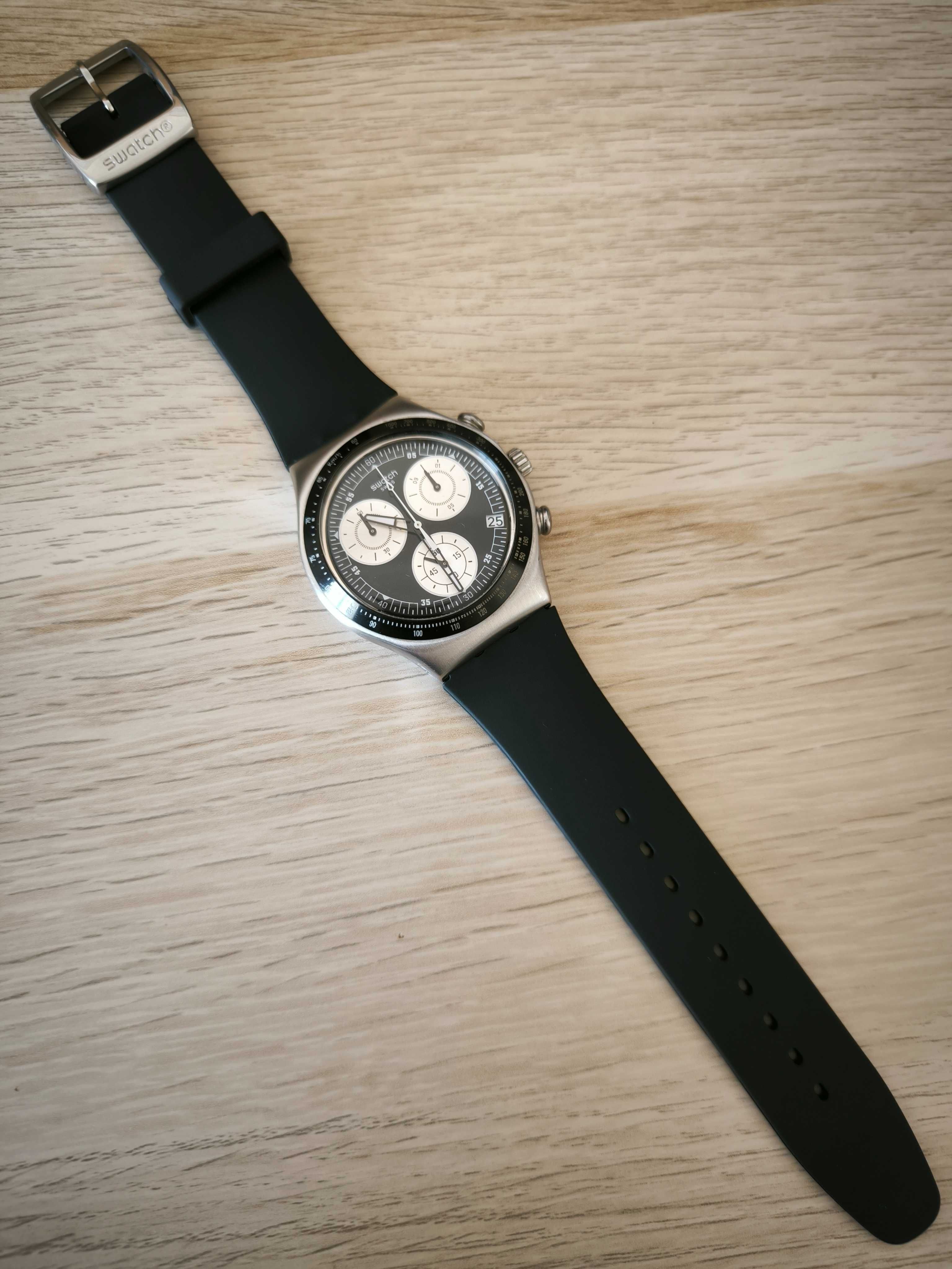 Swatch Irony YCS572, 39mm, Como Novo, Com Braceletes Extra