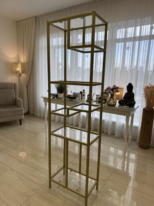 Стеллаж стекляный полки 2 шт