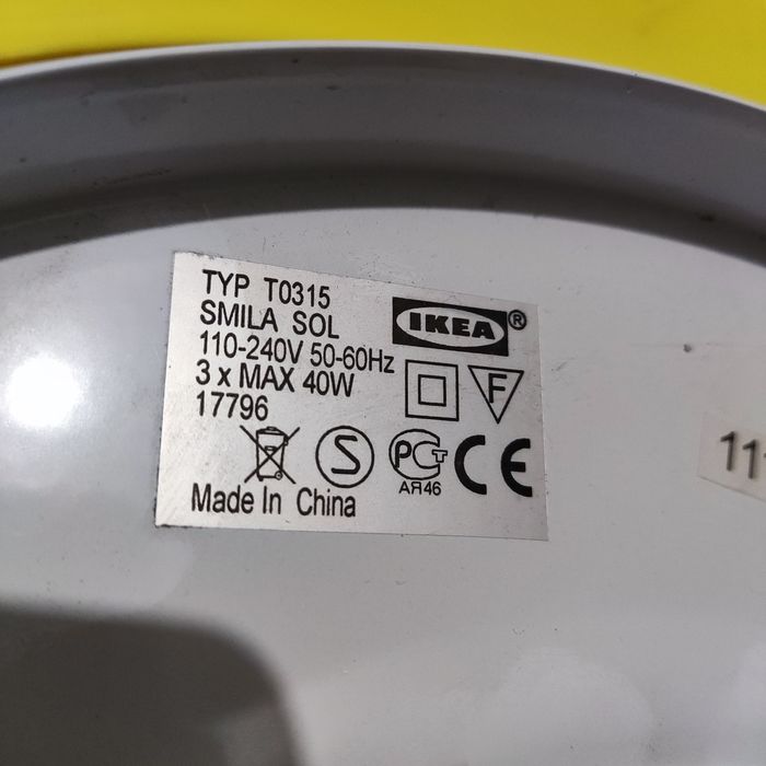 Lampa Ikea słońce pokój dzieciecy