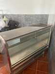 Vitrine inox para café