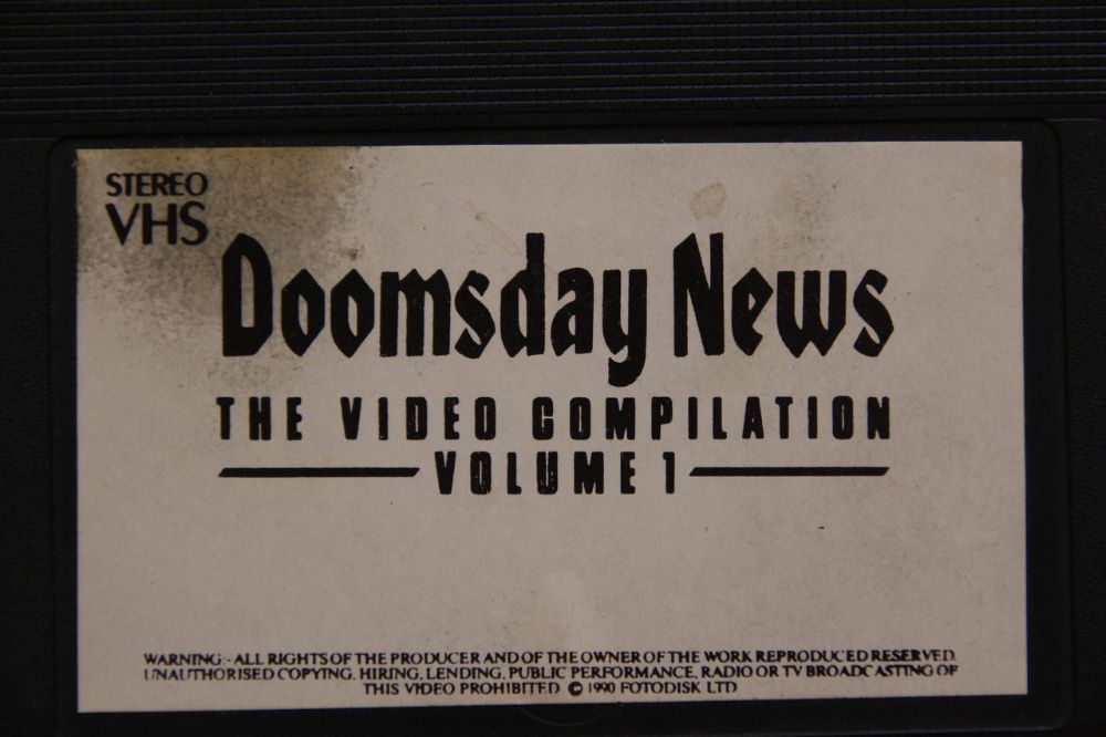 Doomsday News volume 1 VHS heavy thrash metal