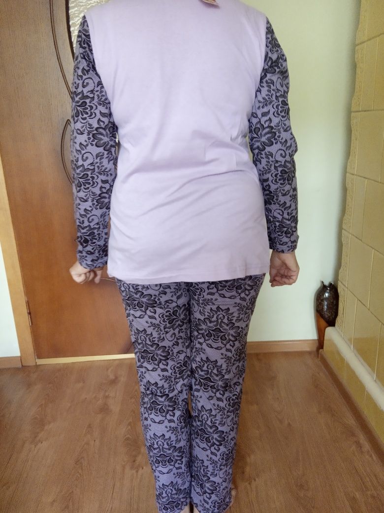 Пижама піжама 46-56р легкая тонкая хлопок