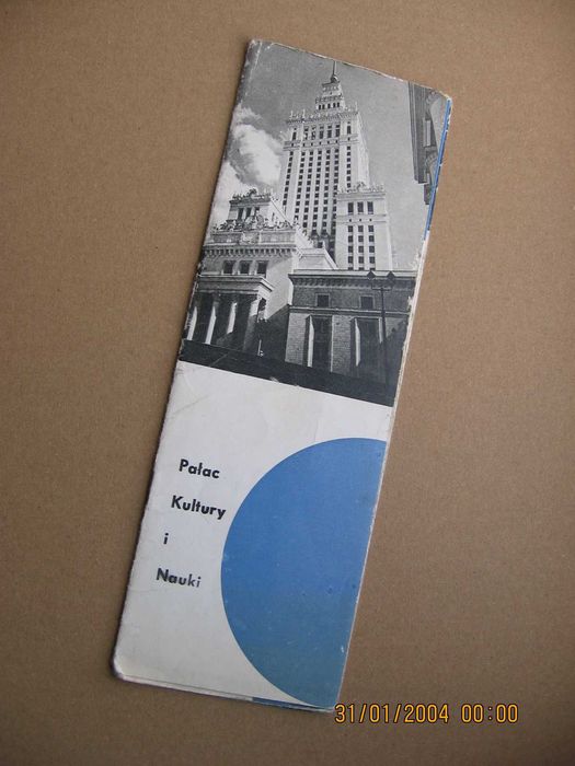 Pałac Kultury i Nauki PKiN folder prospekt informator Prl