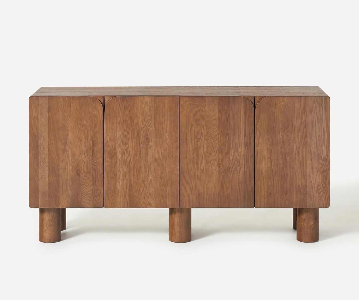 Komoda z drewna dębowego Cadi 160x80 Westwing Collection