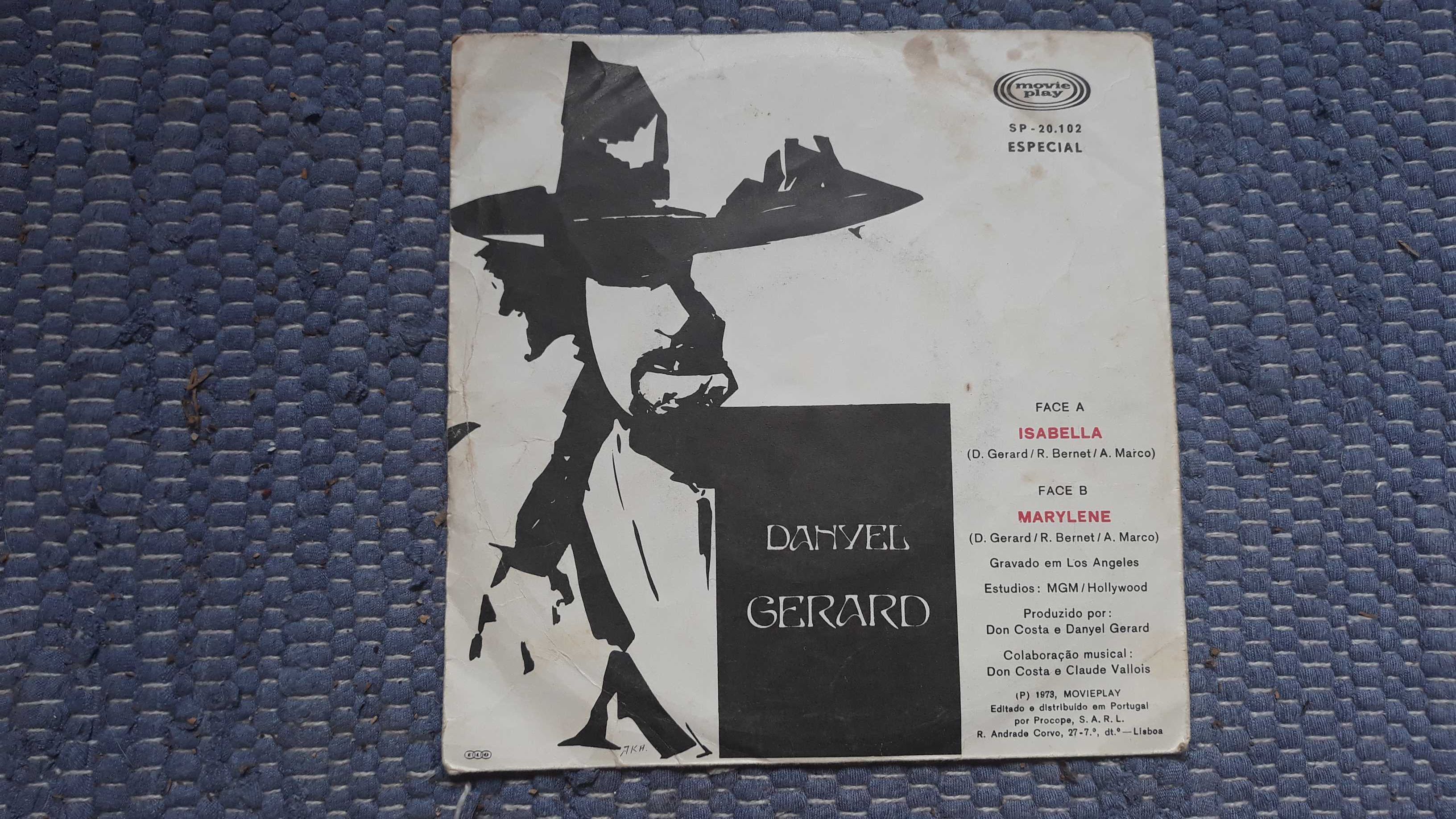 Daniel Gerard - Isabella - single vinil - portes incluídos