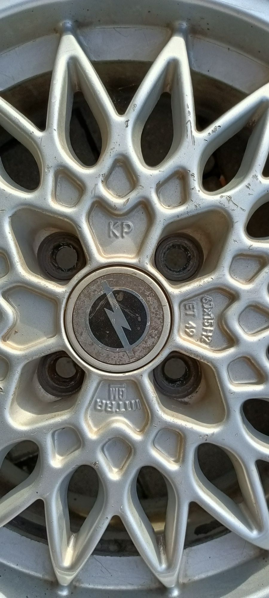 Felgi OPEL KADETT GSI Koła 15 Alufelgi INTRA BBS 4x100 aluminiowe ET49