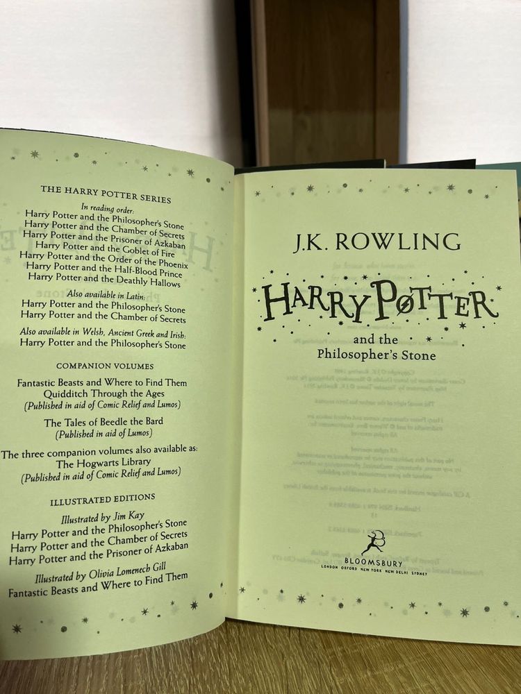 Harry Potter +коробка  .Гарри Поттер на английском