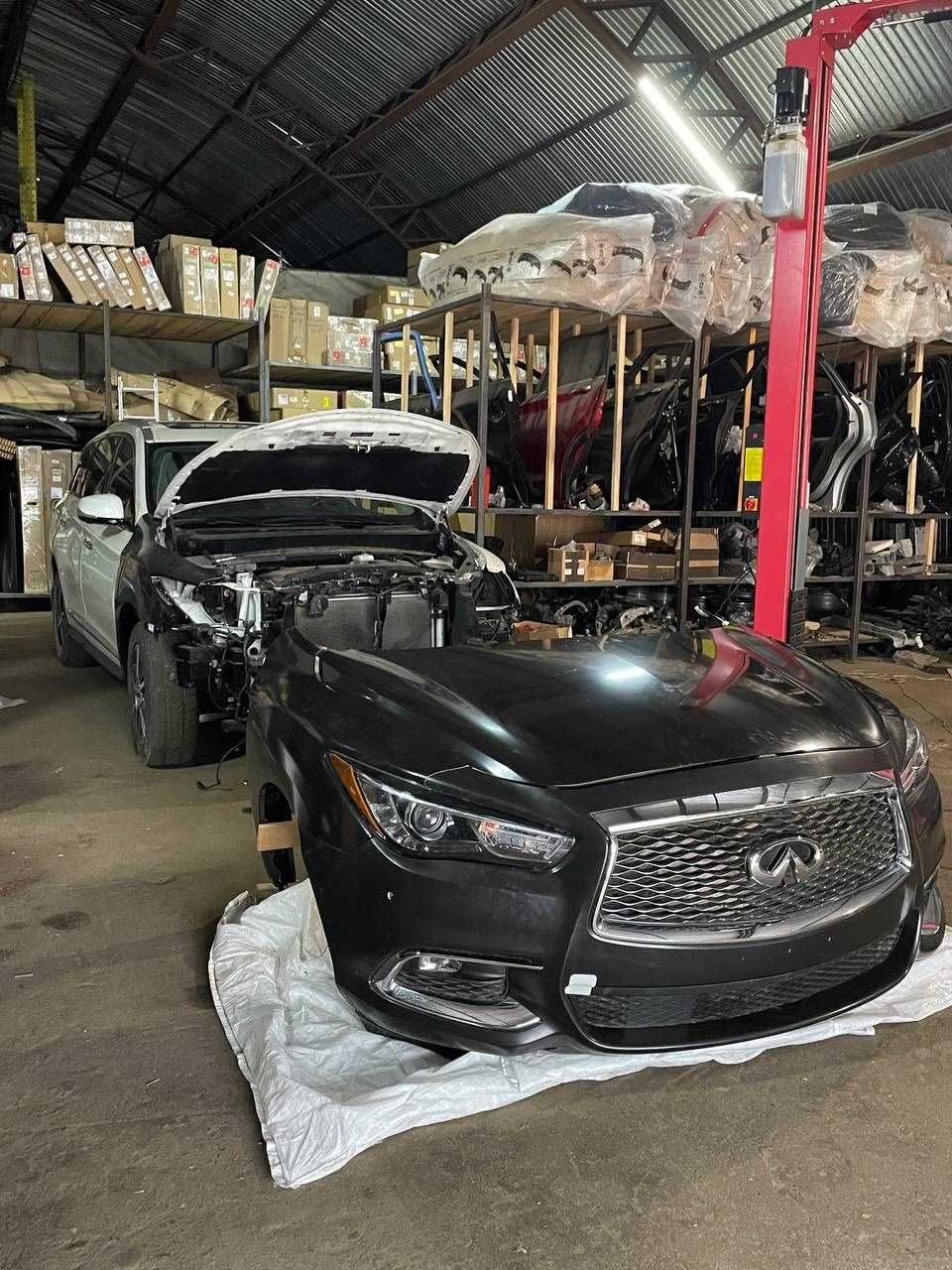 Полное восстановление infiniti qx q серии и Nissan ремонт покраска