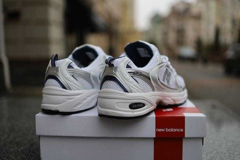 Кроссовки New Balance 530 White Navy/Кросівки NB Чоловічі Нью Беланс