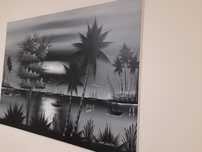 Quadro preto e branco