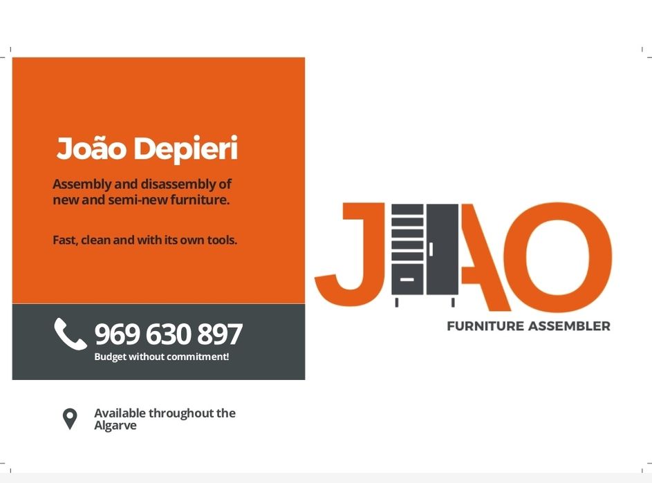 Montagem de móveis EM TODO O ALGARVE