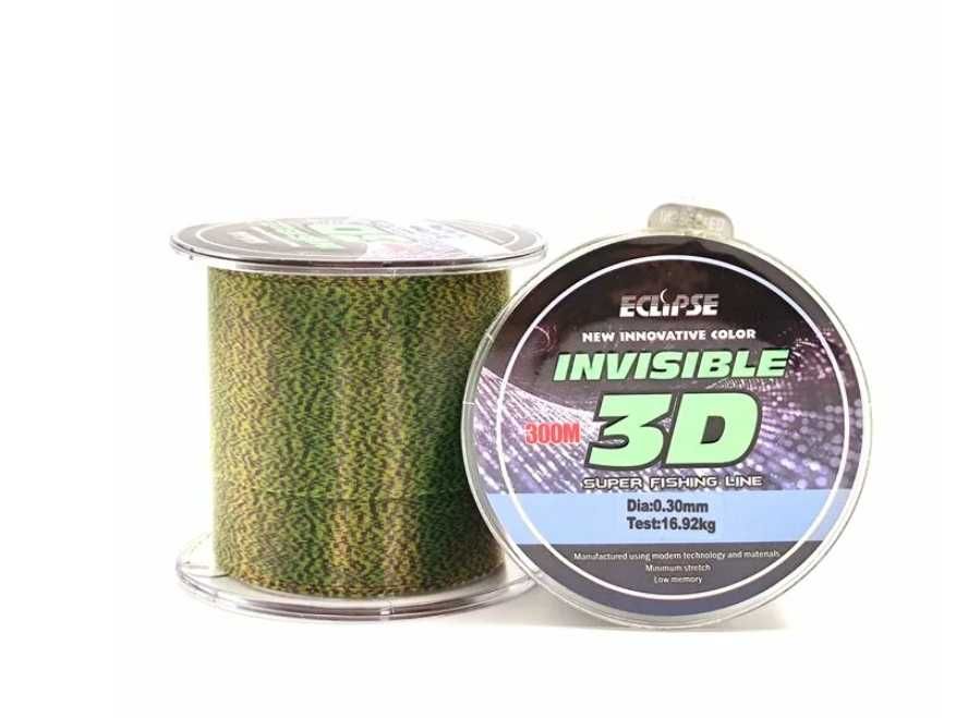 Волосінь Eclipse 3D Invisible 300м,1000м