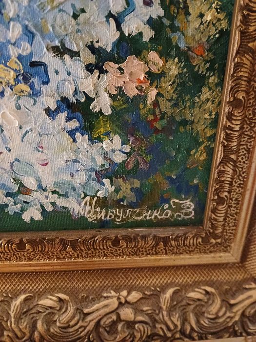 Картина маслом на холсте.