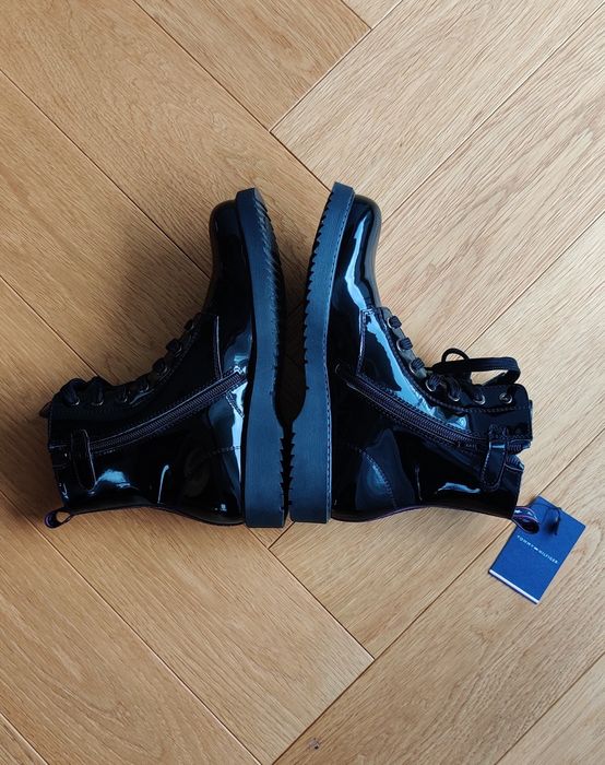 Lakierowane botki Tommy Hilfiger r. 37