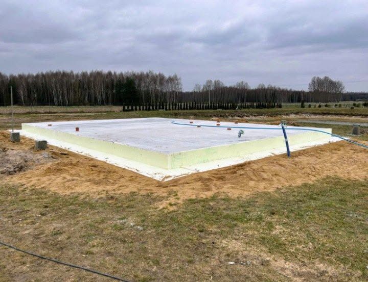 Płyty fundamentowe, budowa domu