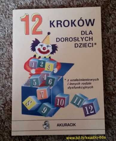 12 kroków dla Dorosłych Dzieci Alkoholików i Dysfunkcji DDA DDD