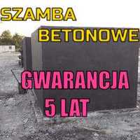 Szamba zbiorniki betonowe dwukomorowe jednokomorowe. Piwnica