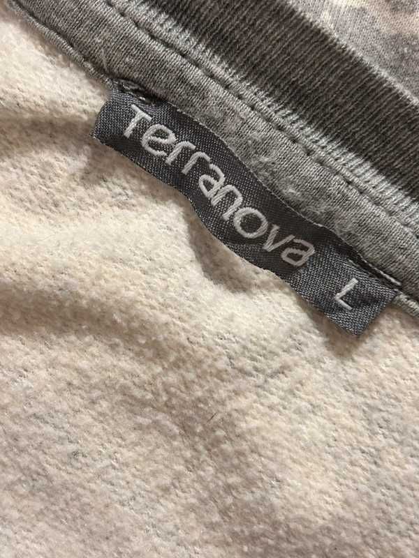 Terranova L 40 szara bluza ciepła z norweskim wzorem szara