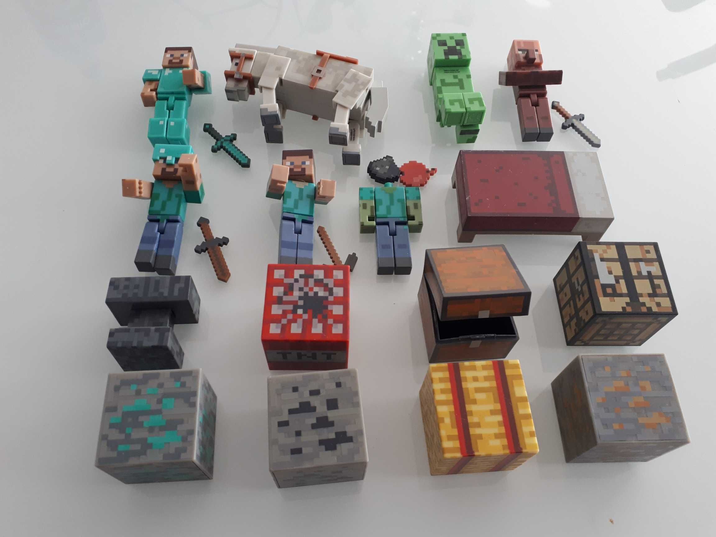 Figurki Minecraft Mojang oryginalne zestaw