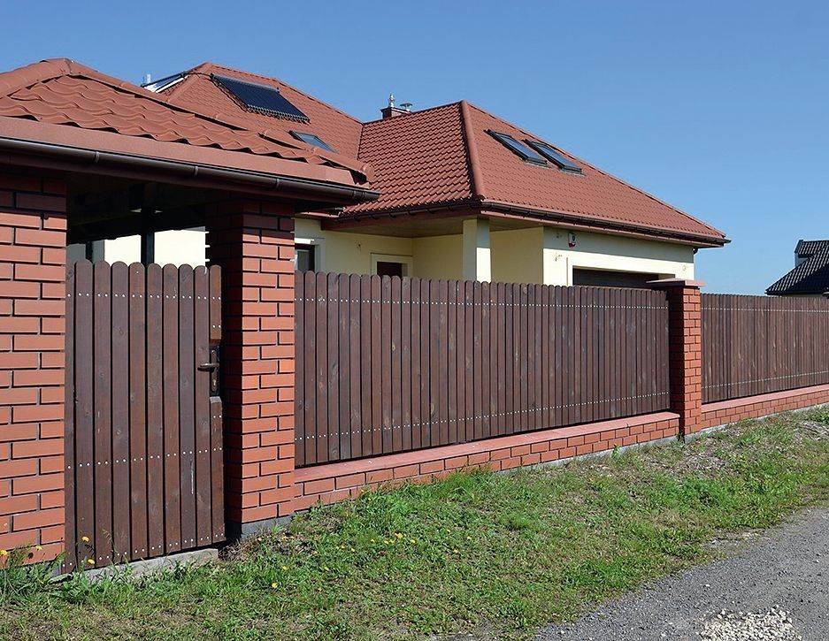 Sztachety drewniane impregnowane SZARY/GRAFIT/ANTRACYT malowane
