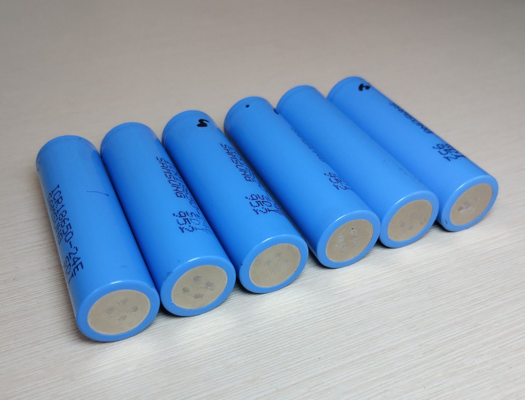6 шт. 18650 Samsung ICR18650-24E li-ion акумулятор, акб