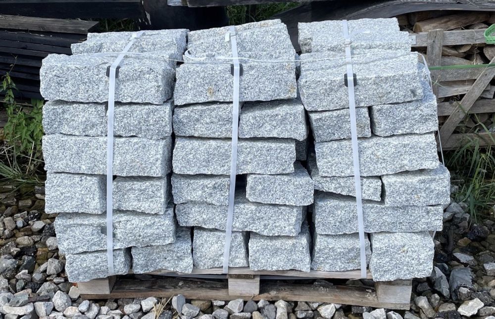 KRAWĘŻNIK GRANITOWY 10/20/40 cm Obrzeże Granit Kamień Ogrodowy Kostka