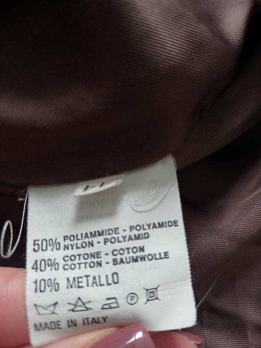Kurtka produkt włoski z kołnierzem z lisa