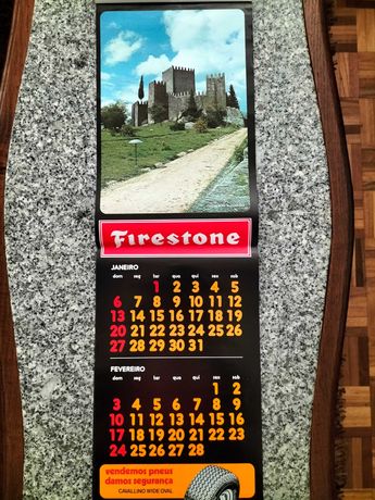 calendário Firestone 1974