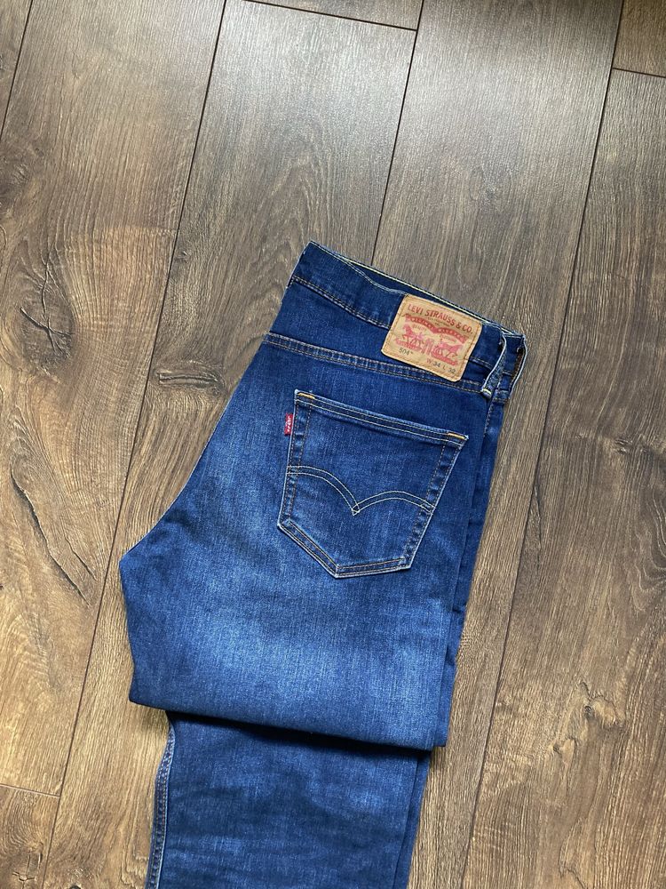 Джинси Levi’s 504 Premium Denim Jeans Blue 34x32