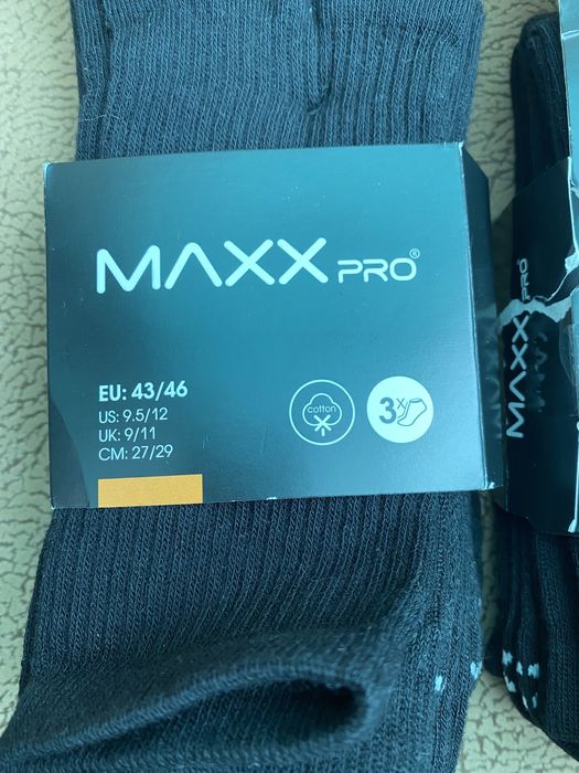 Шкарпетки Maxxpro р. 43-46 довгий. Чорний . Носки