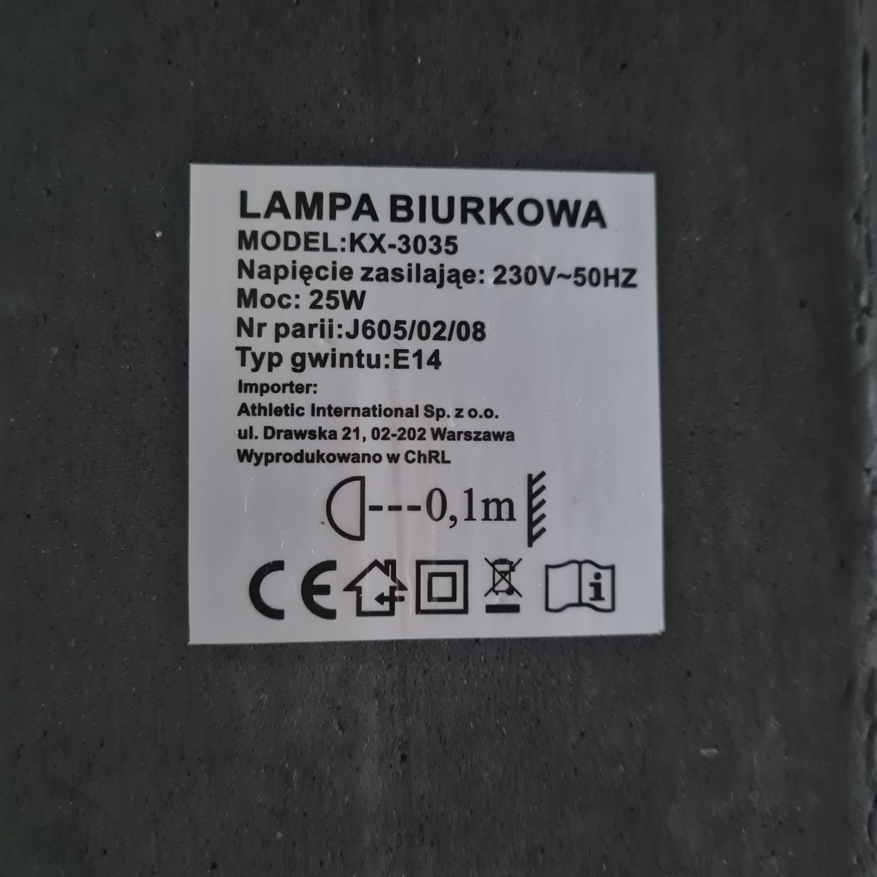 Lampka na biurko