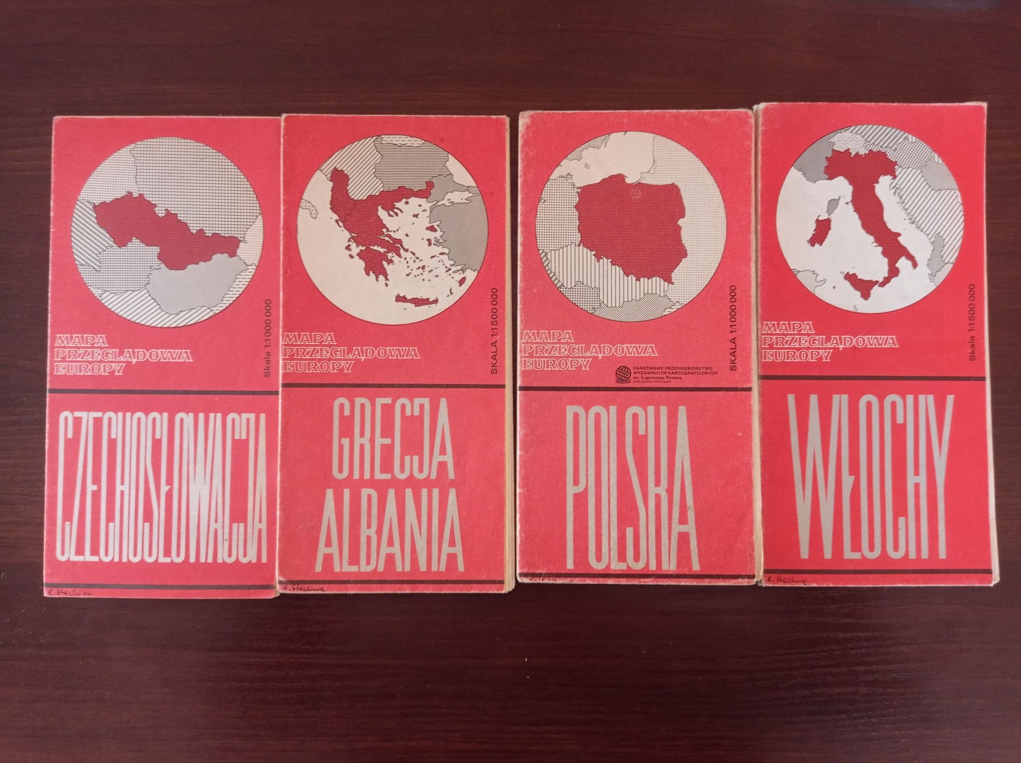 Mapy przeglądowe Europy