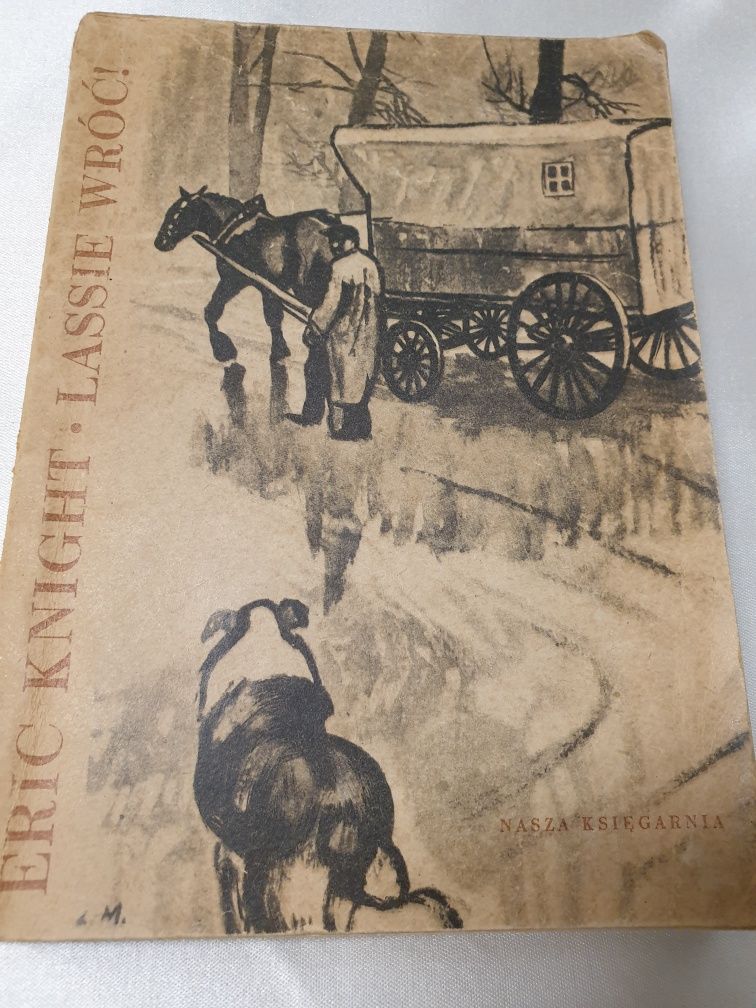 Stara Książka z 1965r. "Lassie wróć".