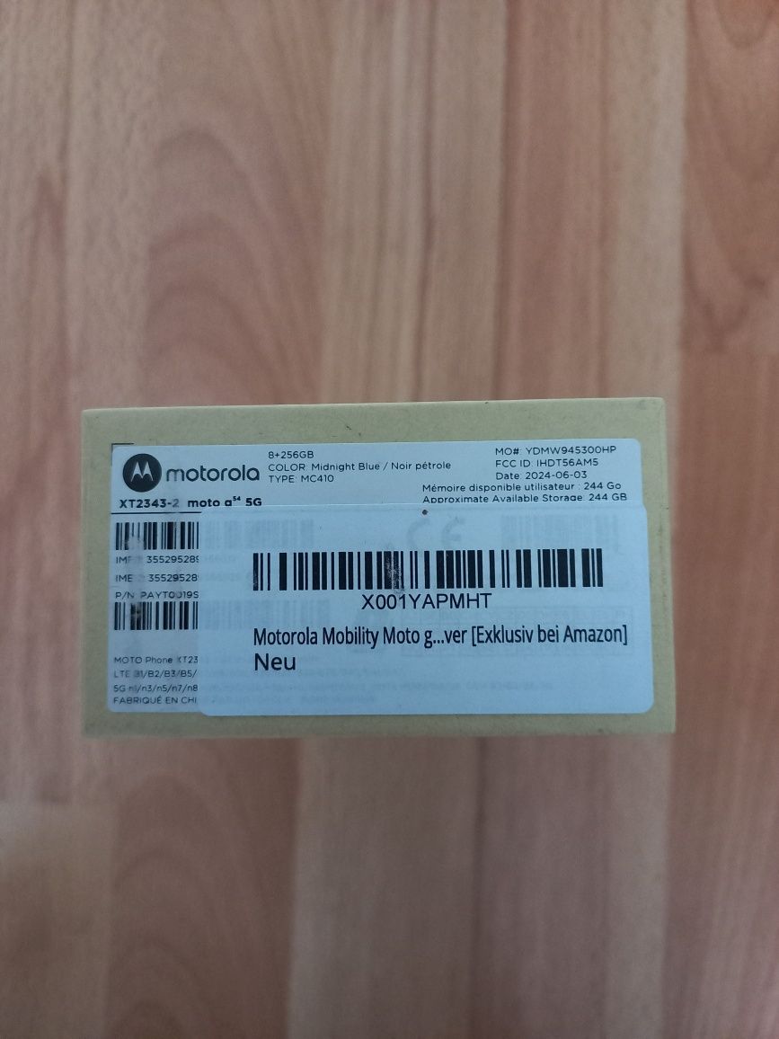Смартфон MOTOROLA G 54 5G 8/256 GB Midnight Blue  NFC