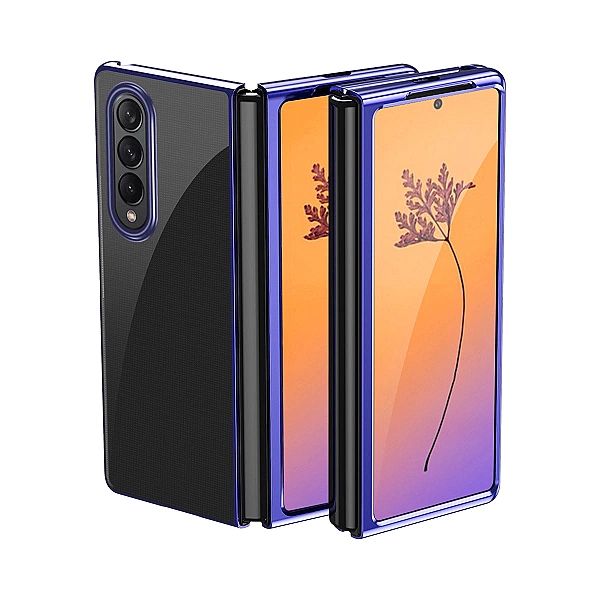 Plating Case etui Samsung Galaxy Z Fold 4 pokrowiec z metaliczną ramką