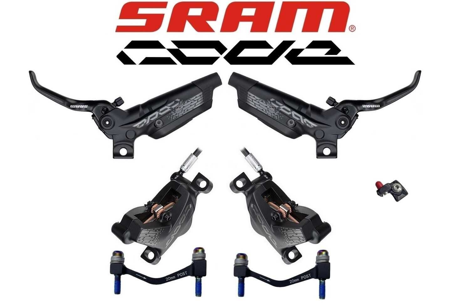 NOWE Sram Code R hamulce hydrauliczne 4-tłoczkowe 200cm matchmaker FV