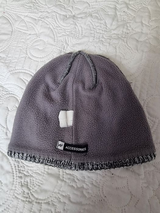 Czapka zimowa, szarosrebrna, damska, S/M, 4F.