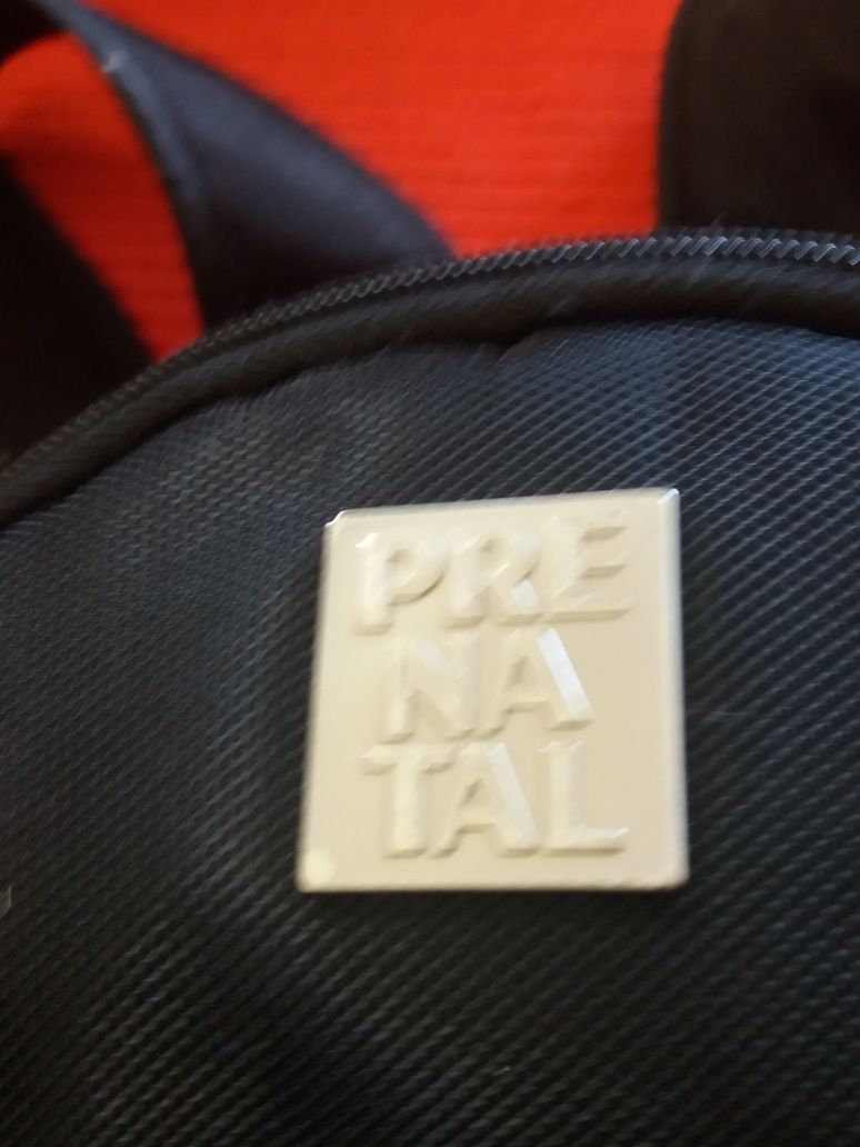 Mochila térmica marca  Prénatal e saco com muda fralda JANE