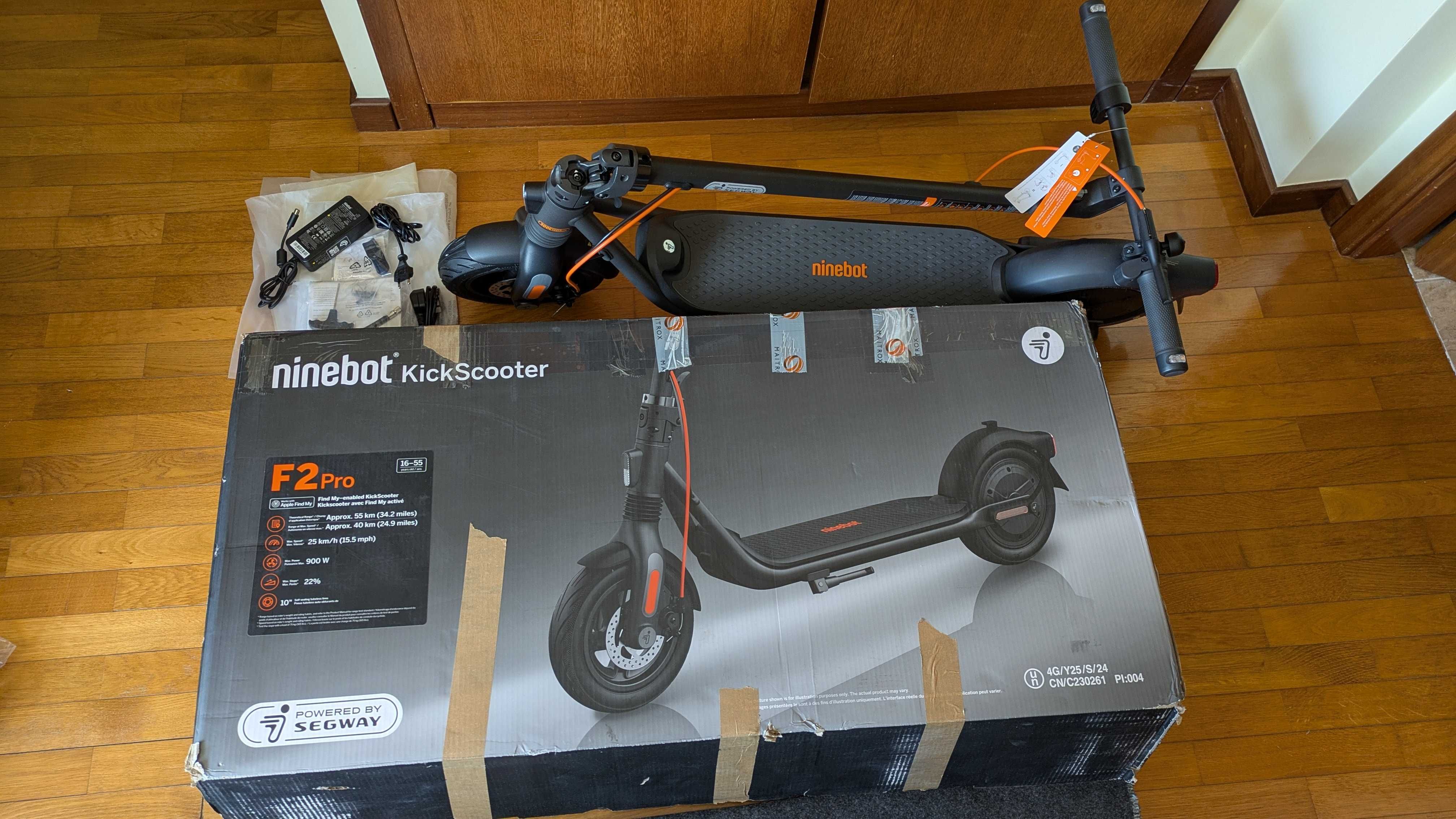 Trotinete Elétrica Segway Ninebot F2 Pro E – Nova na Caixa