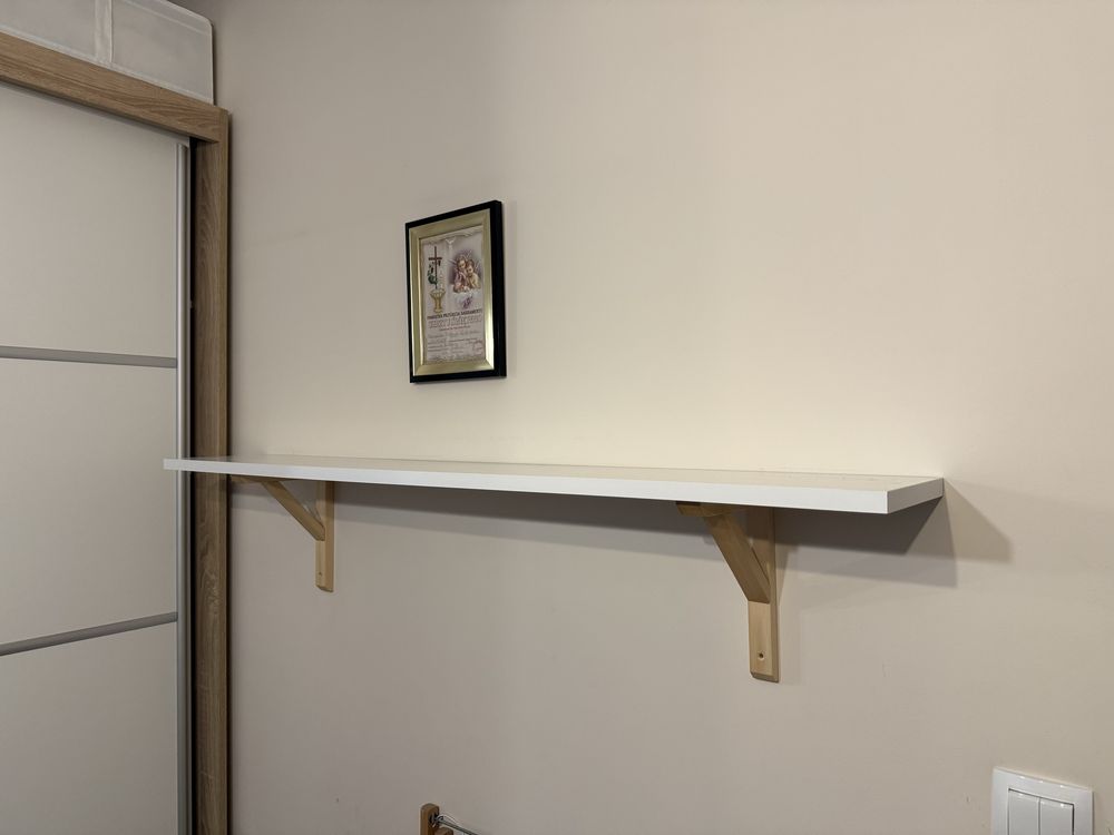 Półka 120x20 biała