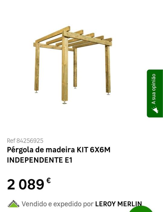 Pérgula Madeira Carmo