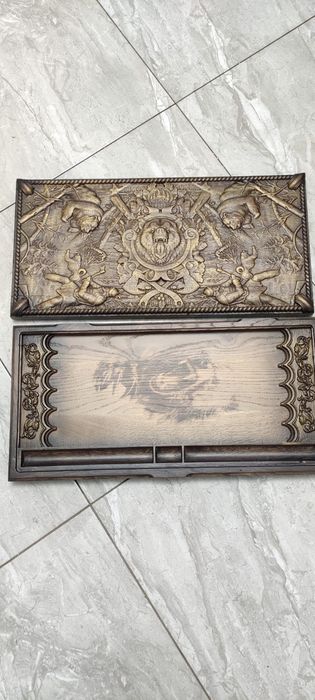 Нові нарди з натурального дуба 600х600мм